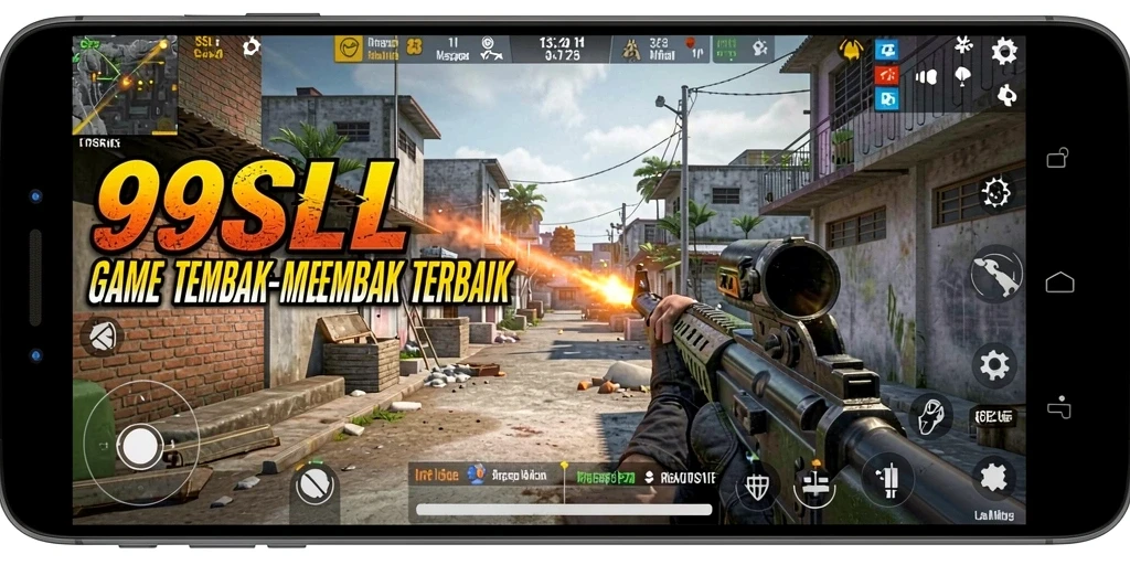 Tampak aksi seru dalam gameplay TPS 99SLL.