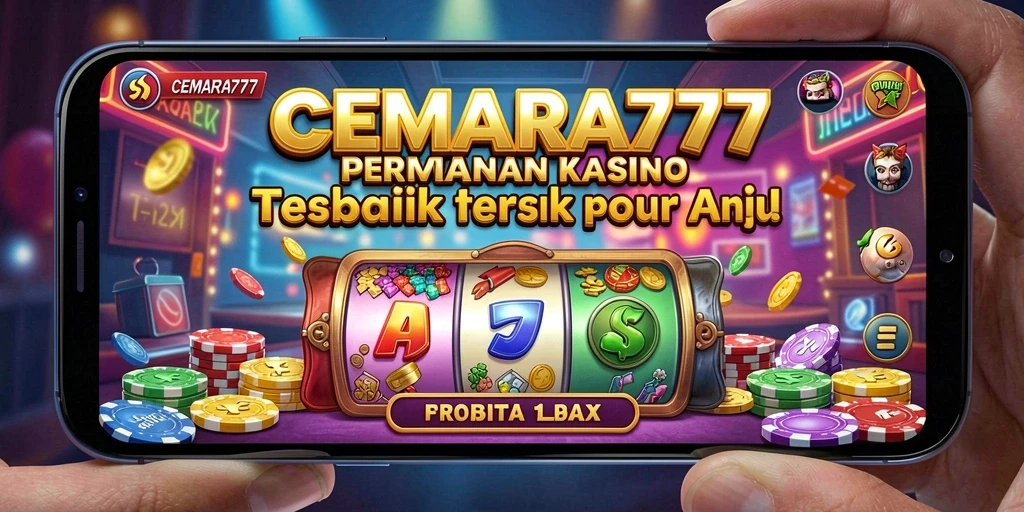 Screenshot utama CEMARA777 menunjukkan gameplay kasino yang menarik.