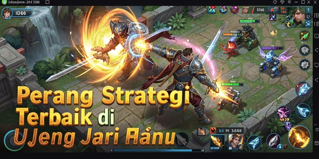 Tangkapan layar ID66 menampilkan aksi strategi yang mendebarkan dan unit yang beragam.