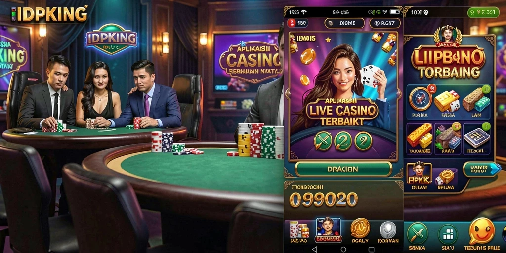 Tampilan gameplay Live Casino yang seru dan interaktif.
