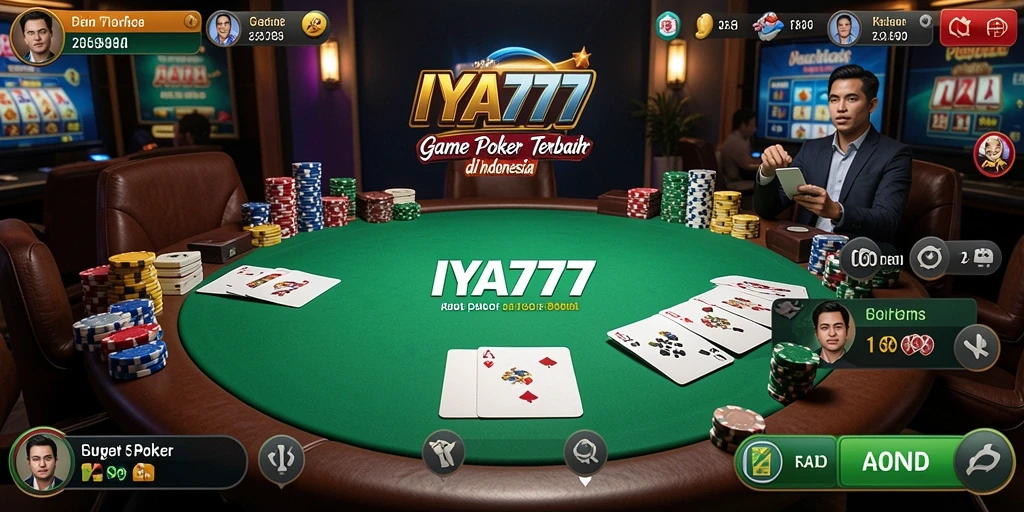 Screenshot dari gameplay IYA777 yang menarik dalam permainan Poker.