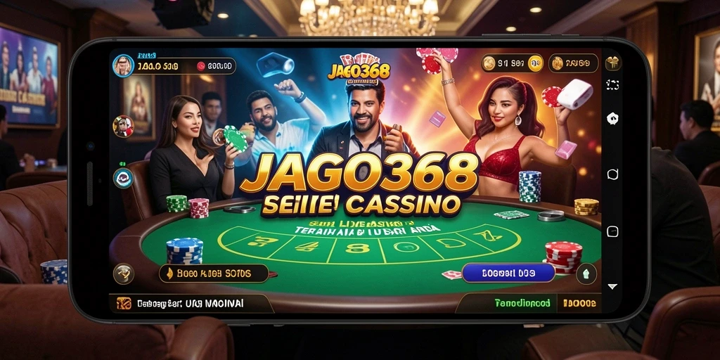 Tampilan menarik dari gameplay Live Casino di JAGO368.