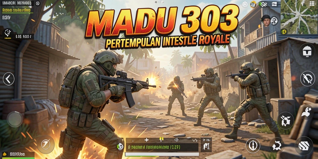 Gameplay seru dalam pertandingan Battle Royale MADU303.