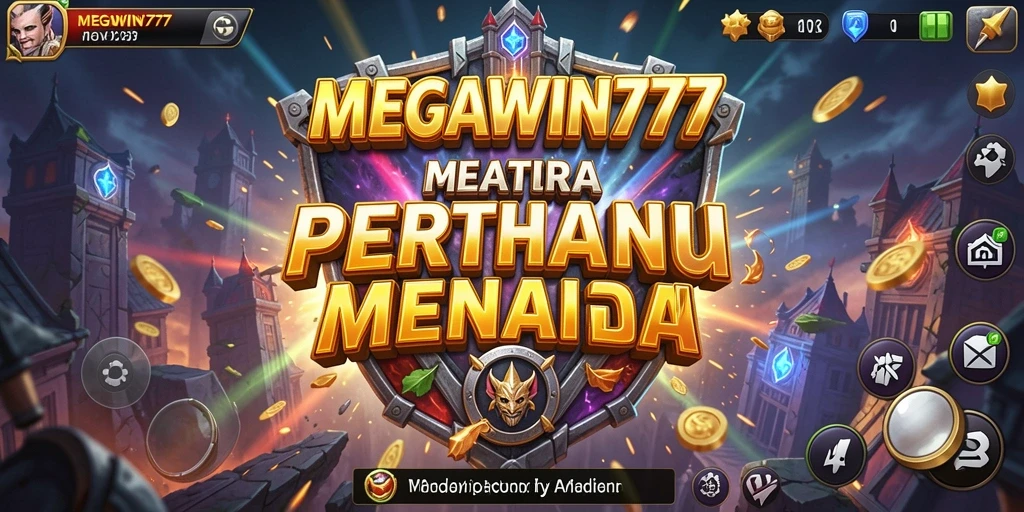 Tampilan gameplay menegangkan dari MEGAWIN777 dalam pertahanan menara.