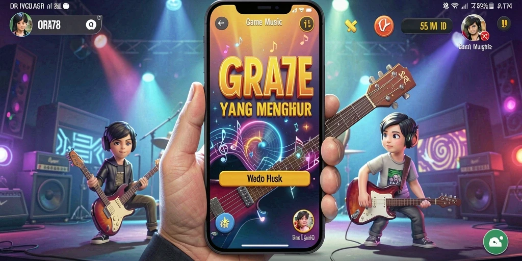 Tampilan gameplay ORA78 yang penuh warna dan menarik.