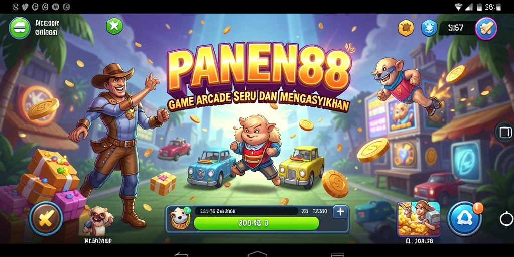 Tampilan gameplay menarik dan penuh aksi dari PANEN88.