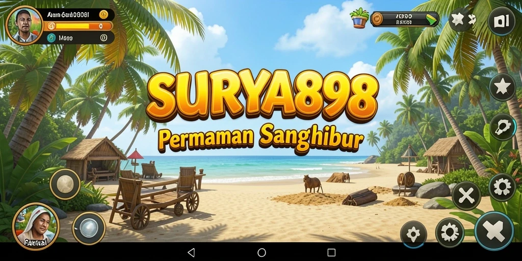 Tampilan gameplay SURYA898 yang menarik dan penuh warna.