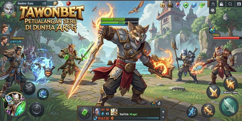 Tampilan gameplay seru dari TAWONBET di dunia ARPG.