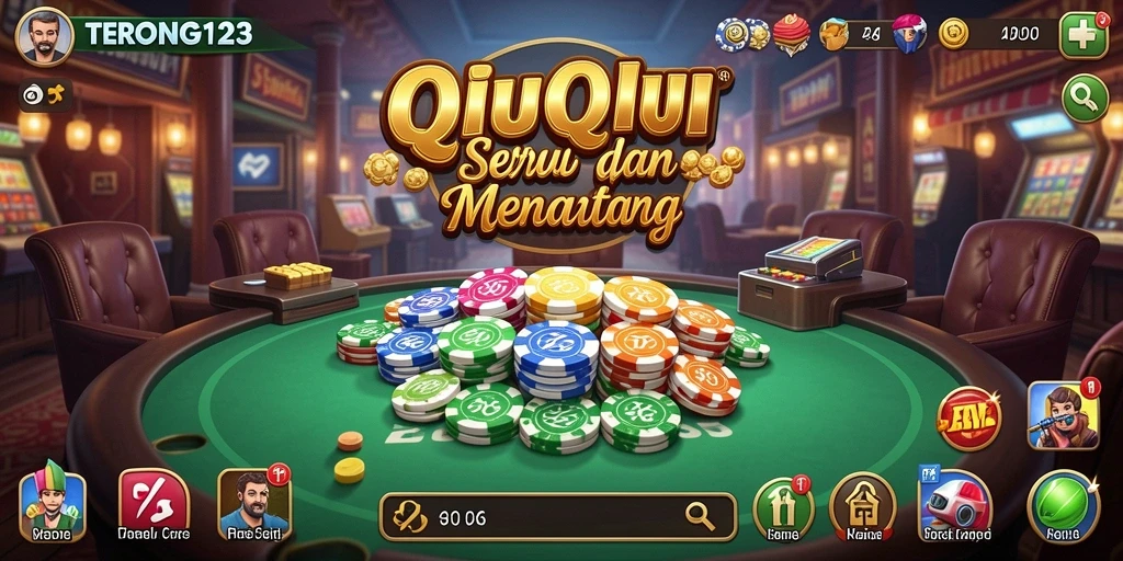 Screenshot utama gameplay QiuQiu yang seru dan kompetitif.