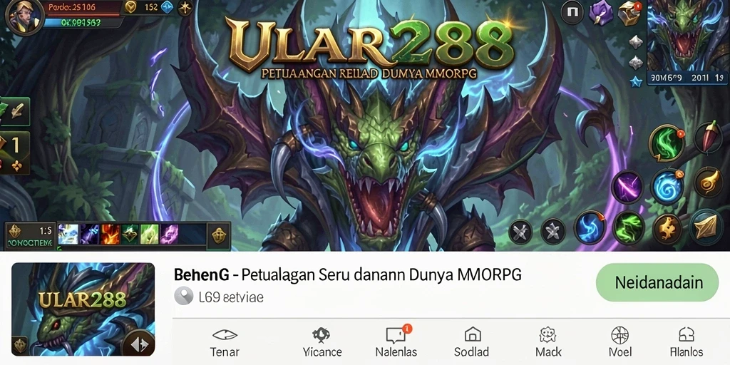 Gameplay seru ULAR288 dengan pemandangan yang indah.