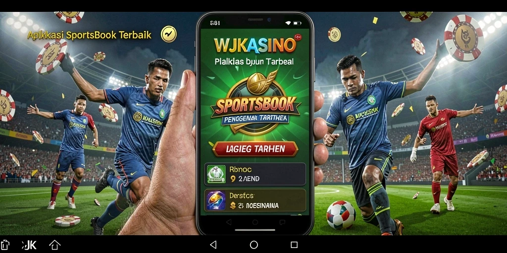 Tampilan utama WJKASINO dengan berbagai jenis taruhan olahraga.